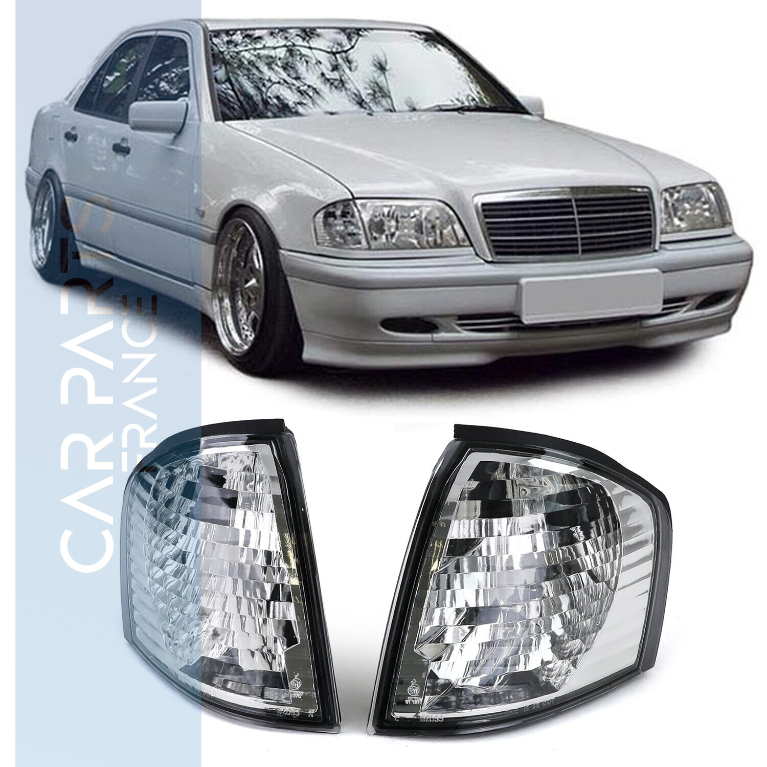 Paire de clignotants pour Mercedes Classe C W202 1993 - 2000