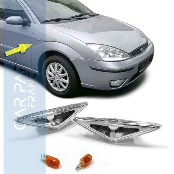 Paire de clignotants latéraux pour Ford Focus 1998 - 2004 + Mondeo à partir de 2000