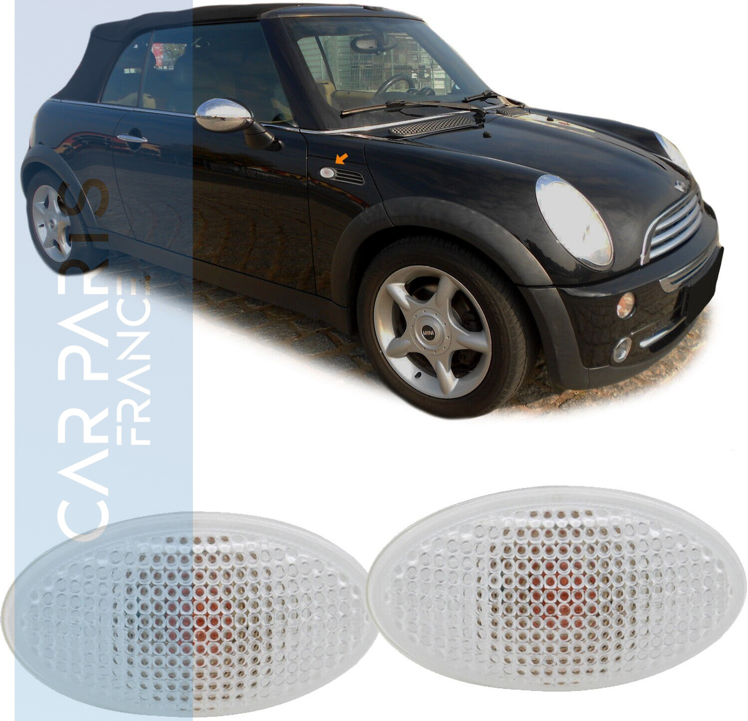 Paire de clignotants latéraux à LED pour Mini Cooper One R50 R52 R53 2001 - 2006