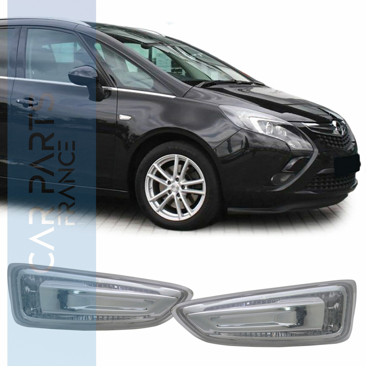 Paire de clignotants latéraux pour Opel Zafira C à partir de 2011