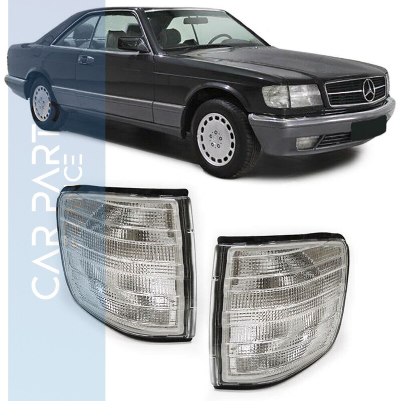 Paire de clignotants pour Mercedes Classe S W126 1980 - 1991