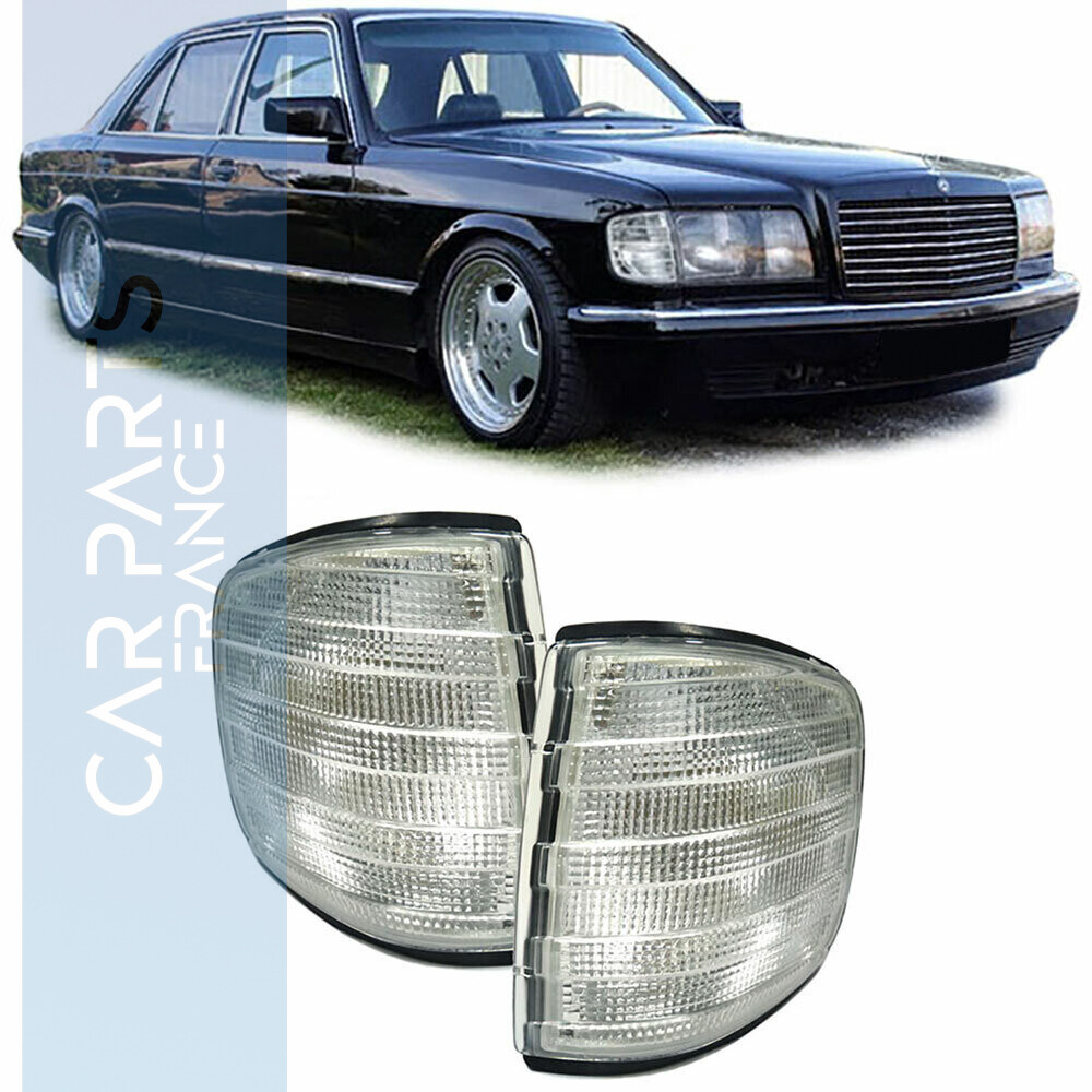 Paire de clignotants pour Mercedes Classe S W126 1980 - 1991