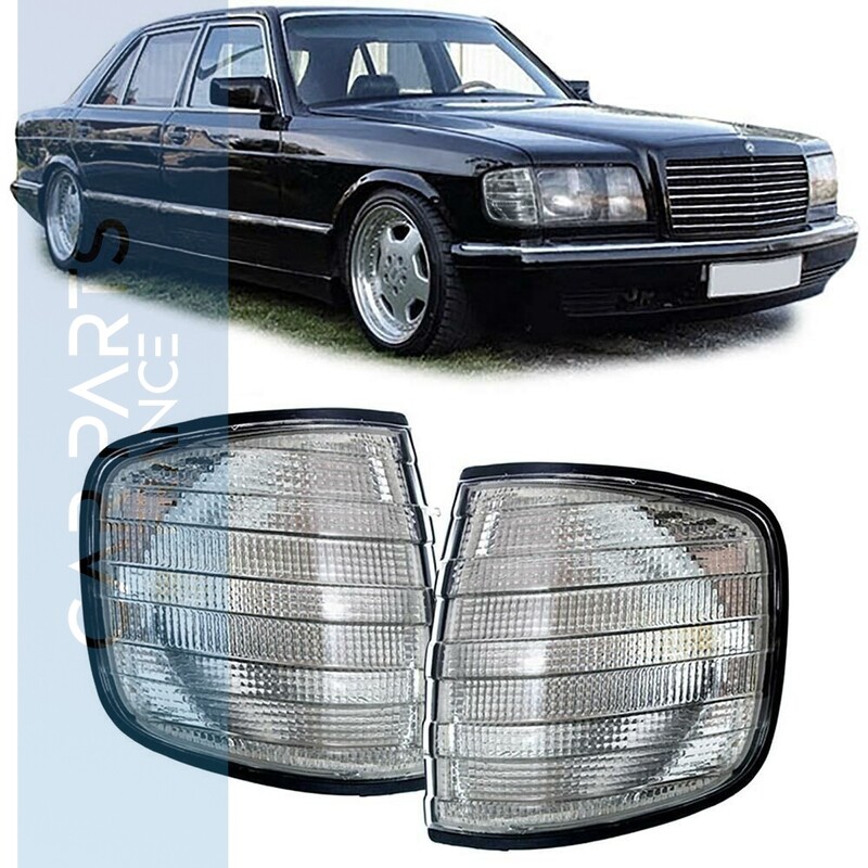 Paire de clignotants pour Mercedes Classe S W126 1979 - 1991