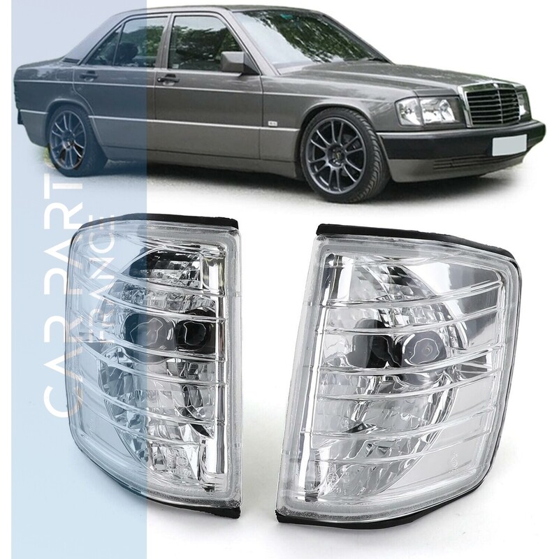 Paire de clignotants pour Mercedes 190 W201 1982 - 1993