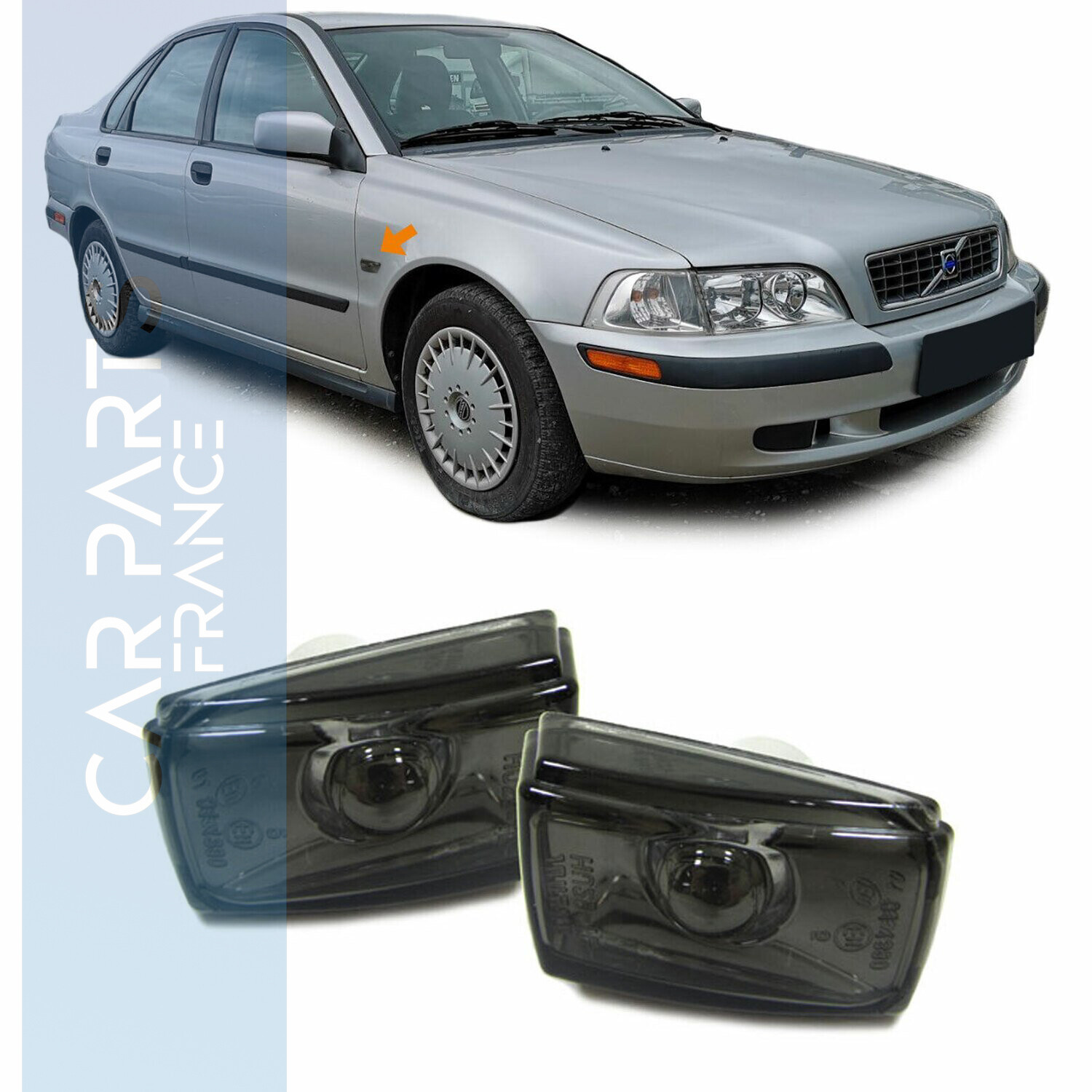 Paire de clignotants latéraux pour Volvo S40 V40 S70 V70 C70 850 940