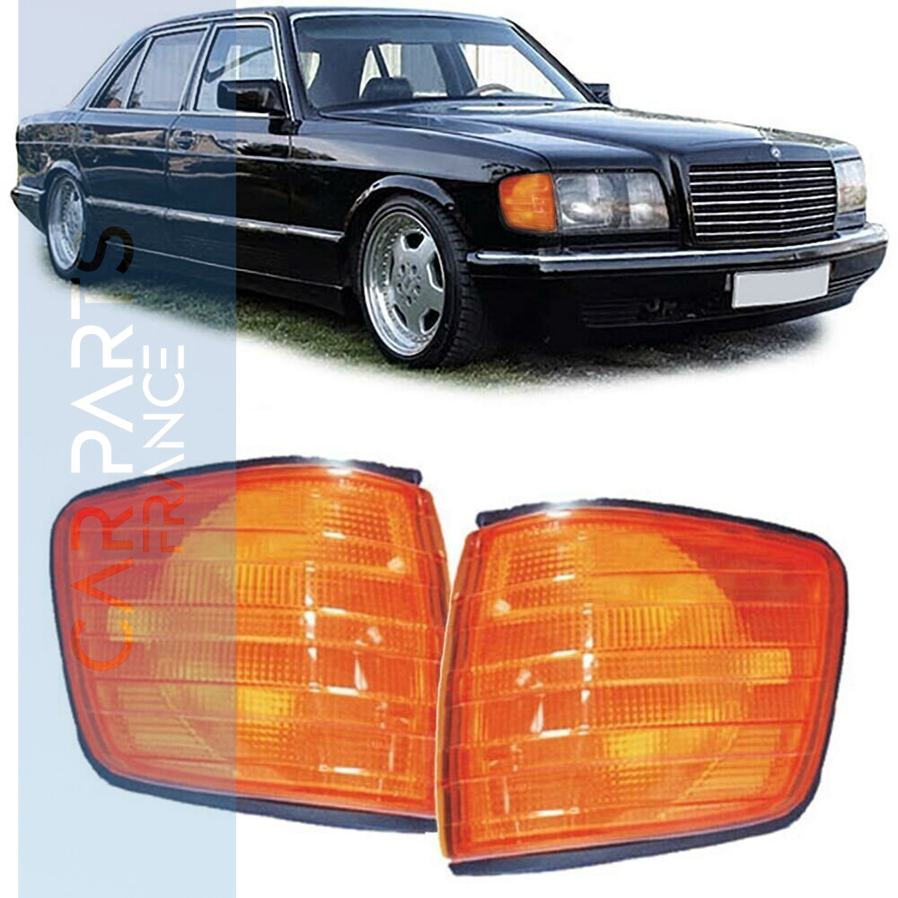 Paire de clignotants pour Mercedes Classe S W126 1979 - 1991