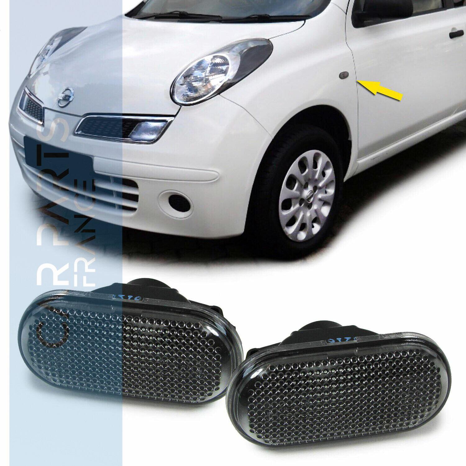 Paire de clignotants latéraux pour Micra K12 2003 - 2009