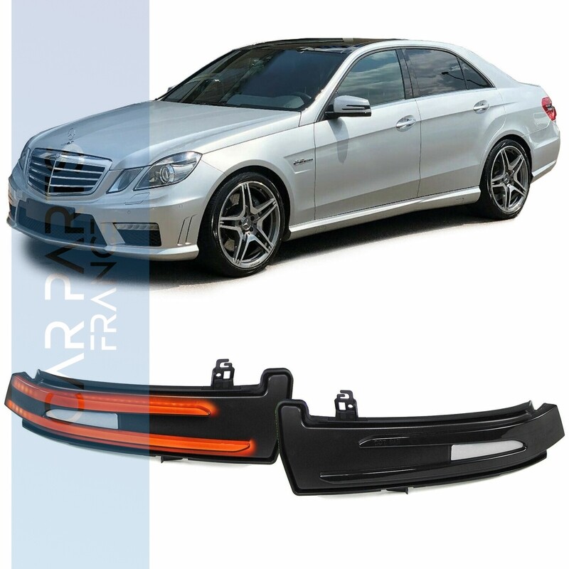 Paire de clignotants de rétroviseur dynamiques à LED pour Mercedes Classe C Classe E Classe A Classe B CLS GLA
