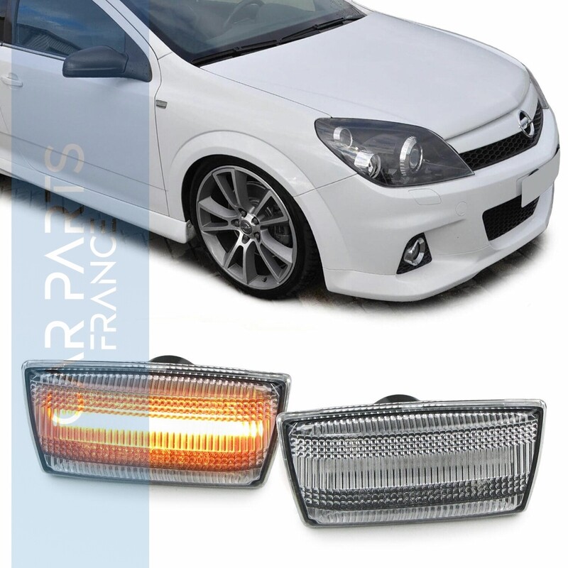 Paire de clignotants latéraux à LED pour Opel Astra H Corsa D Zafira B Insignia