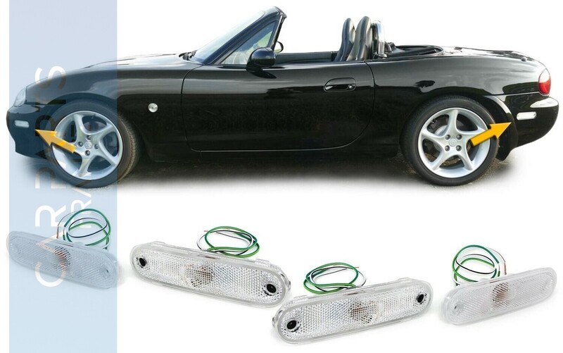Set de clignotants latéraux réflecteurs pour Mazda MX5 1989 - 2005