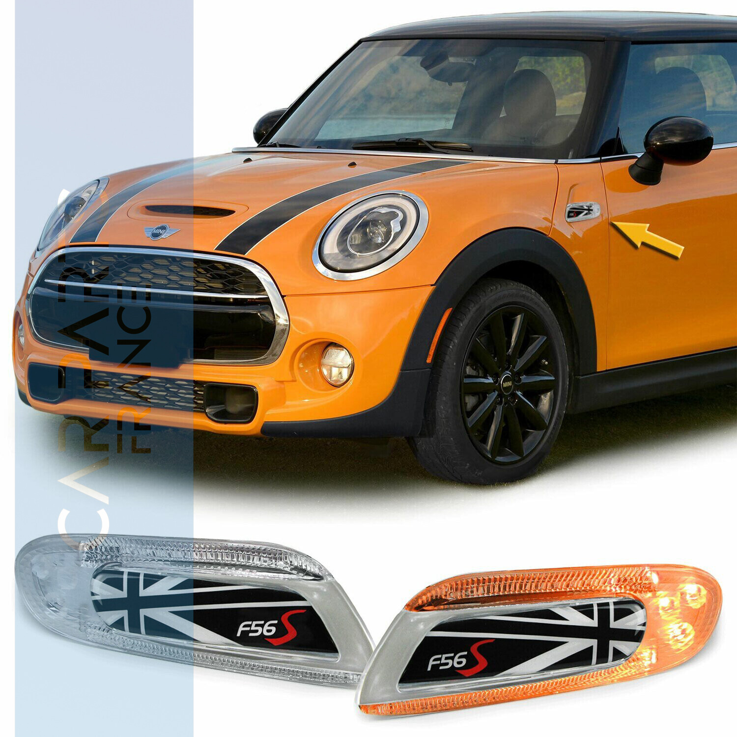 Paire de clignotants latéraux à LED pour Mini Cooper F55 F56 F57