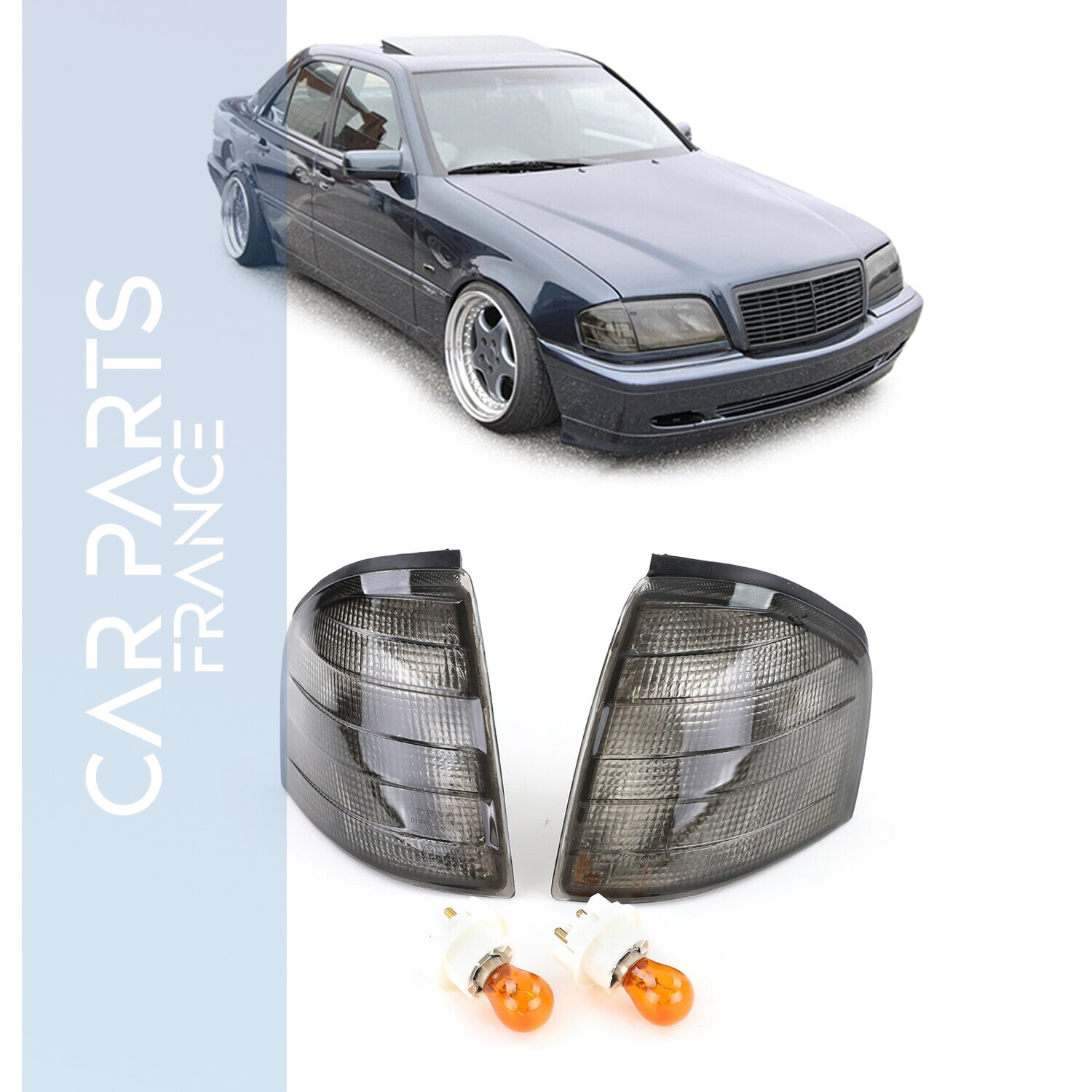 Paire de clignotants pour Mercedes Classe C W202 1993 - 2000