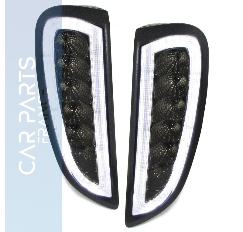Paire de clignotants à LED avec feux diurnes pour Porsche Cayenne 2006 - 2010