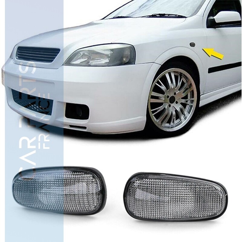Paire de clignotants latéraux pour Opel Astra G 1998 - 2005 Zafira A 1999 - 2005