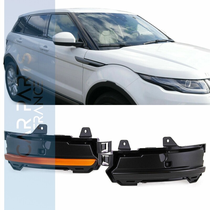 Paire de clignotants de rétroviseur à LED pour Land Range Rover Discovery Evoque