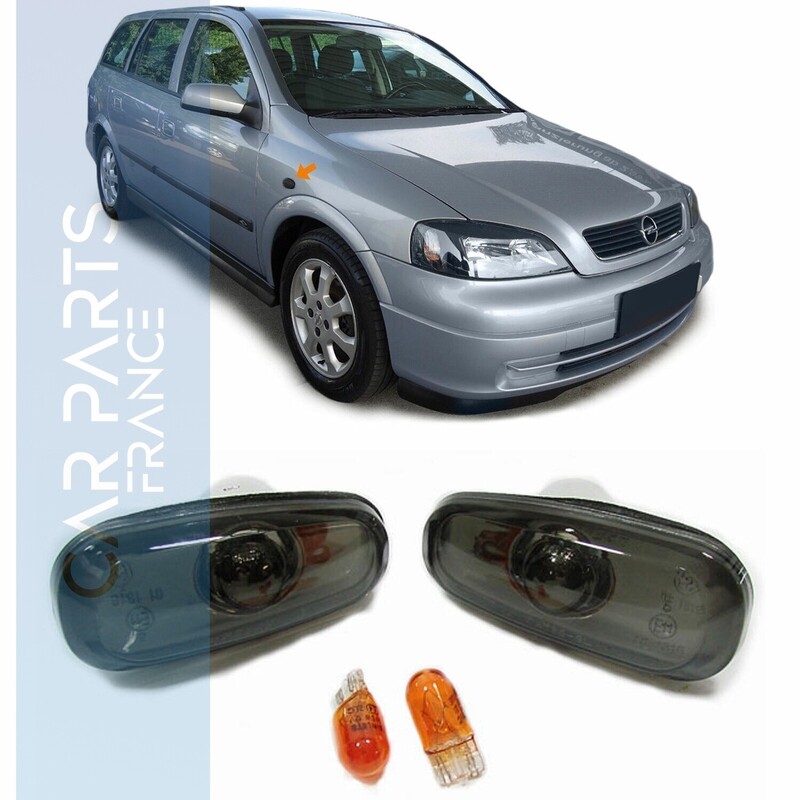 Paire de clignotants latéraux pour Opel Astra G 1998 - 2005 Zafira A 1999 - 2005