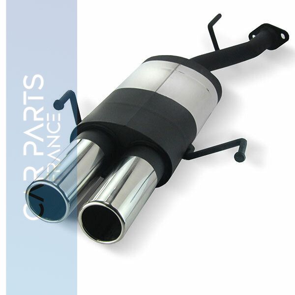 Silencieux / Pot d'échappement sport inox pour Opel Astra G