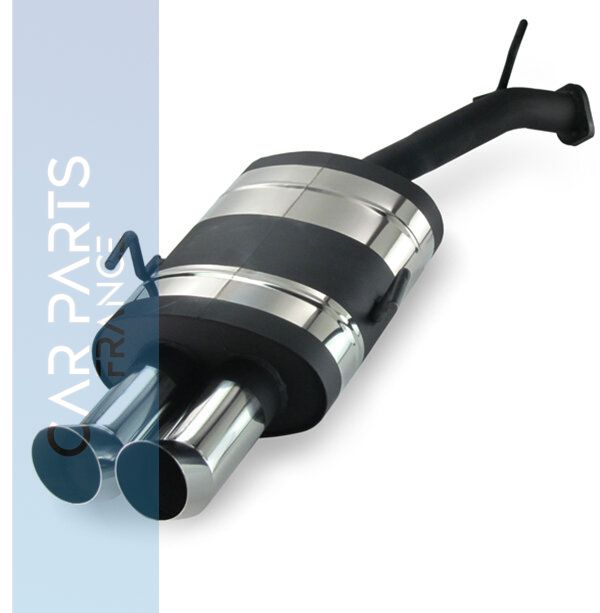 Silencieux / Pot d'échappement sport inox pour Opel Vectra B