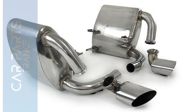 Silencieux / Pot d'échappement sport inox pour Porsche 911 996 C2 C4