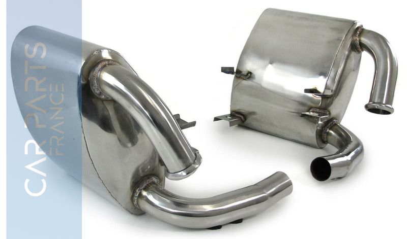 Silencieux / Pot d'échappement sport inox pour Porsche 911 996 C2 C4 1998 - 2005 Silencieux / Pot d'échappement sport inox pour Porsche 911 996 C2 C4 1998 - 2005