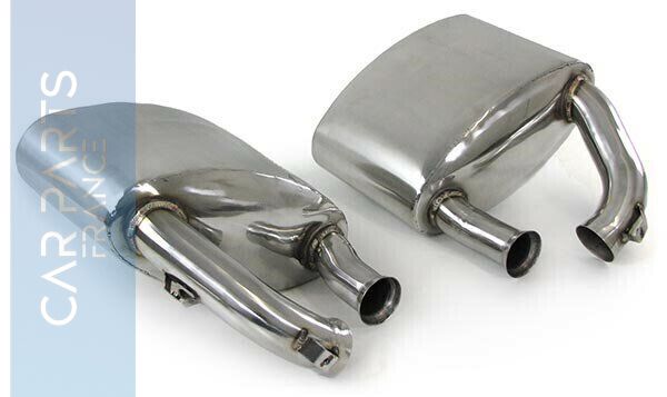 Silencieux / Pot d'échappement sport inox pour Porsche 911 - 993 avec Bischoff Kat Silencieux / Pot d'échappement sport inox pour Porsche 911 - 993 avec Bischoff Kat