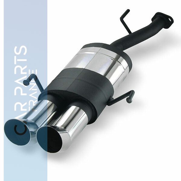 Silencieux / Pot d'échappement sport inox pour Opel Astra G