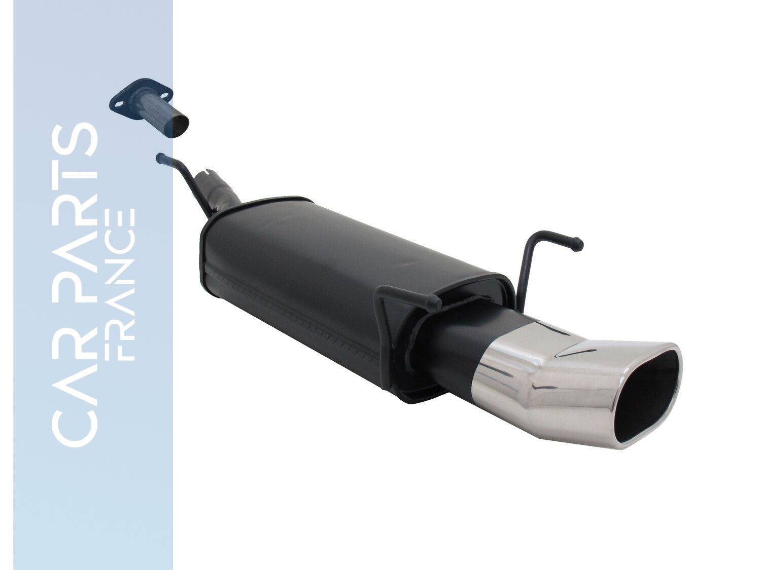 Silencieux / Pot d'échappement en acier pour Opel Astra G 1998 - 2004