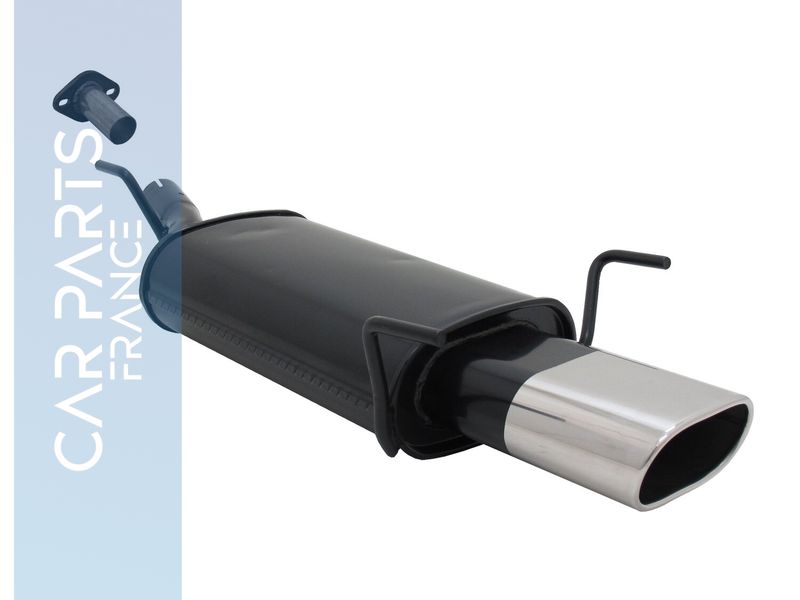 Silencieux / Pot d'échappement en acier pour Opel Astra G 1998 - 2004