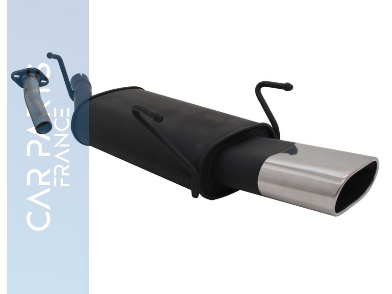 Silencieux / Pot d'échappement en acier pour Opel Astra G 1998 - 2004