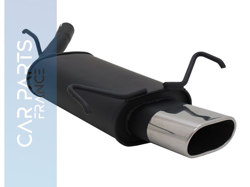 Silencieux / Pot d'échappement en acier pour Opel Corsa C 2000 - 2009