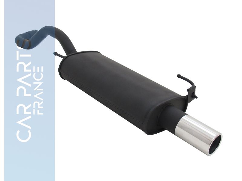 Silencieux / Pot d'échappement en acier 1x76mm pour Volkswagen Polo 6N 6N2 1994 - 2001