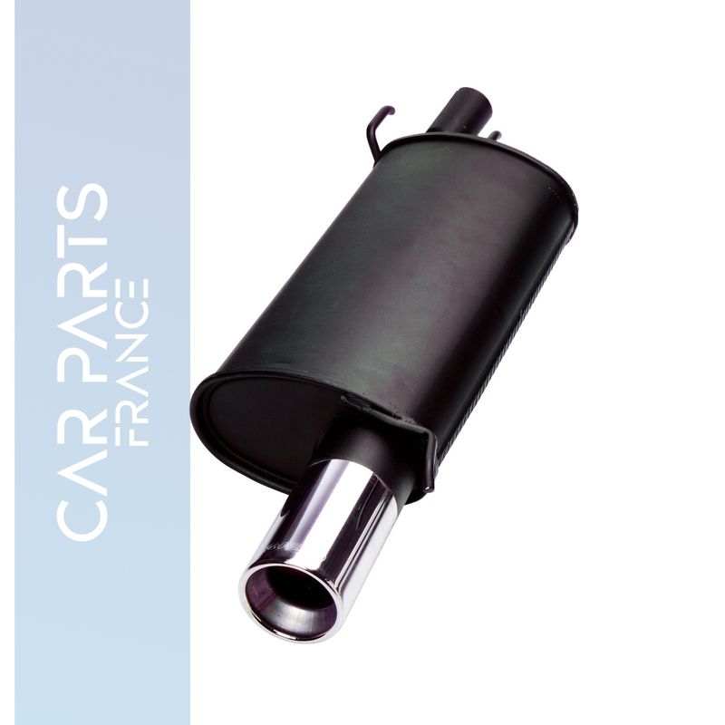 Silencieux / Pot d'échappement 1x90mm pour Peugeot 207 2001 - 2006
