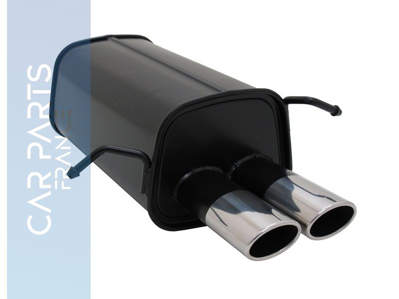 Silencieux / Pot d'échappement 2 x 85/58 mm pour Mercedes Classe C W203 à partir de 2000