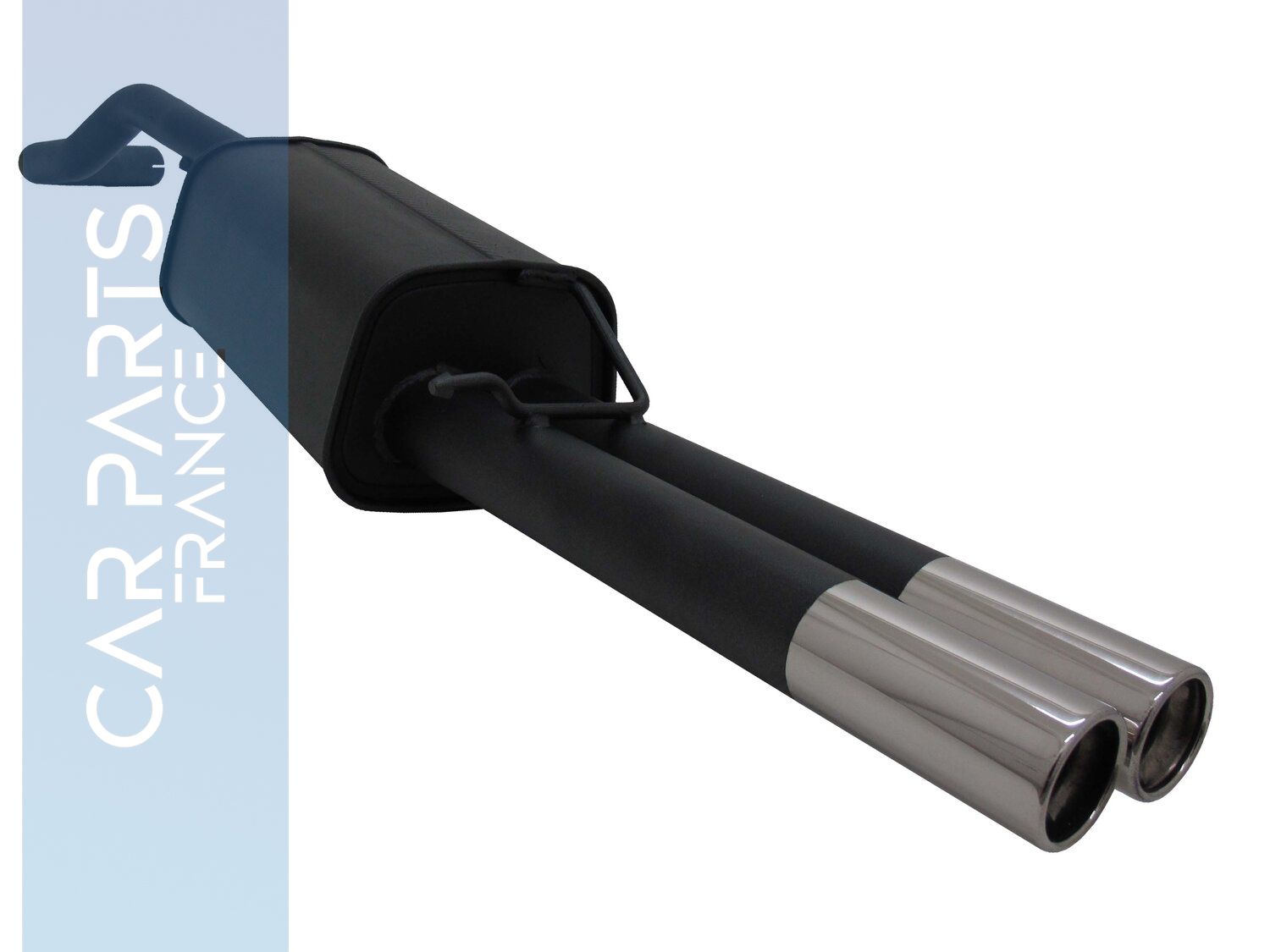 Silencieux / Pot d'échappement  en acier 2x76mm pour Skoda Octavia 1U