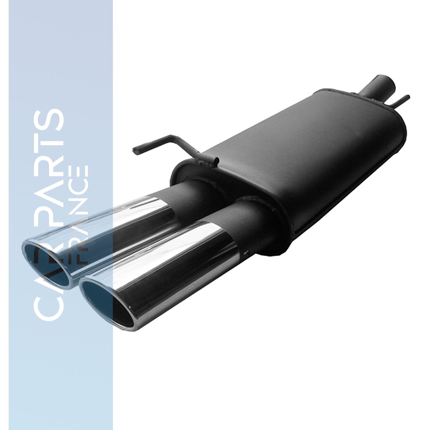 Silencieux / Pot d'échappement en acier 2x85/58mm pour Seat Ibiza 1996 - 1999