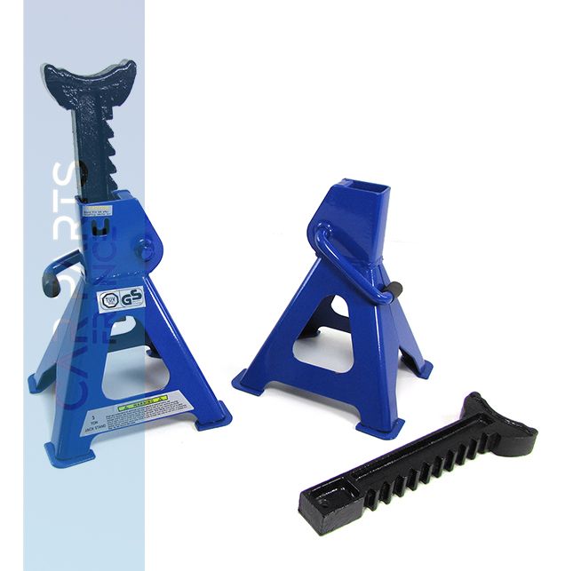 2x chevalet de voiture piédestal support / chevalet d'atelier 3000kg 3T chargeable