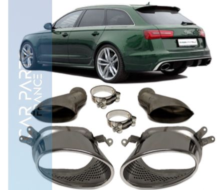 Kit système d'échappement look RS6 pour Audi A6 C7 4G