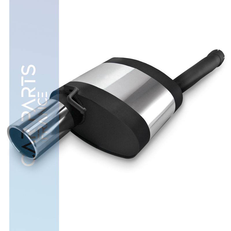 Silencieux / Pot d'échappement en acier inoxydable  1x90mm pour Ford Focus 1 1999 - 2004