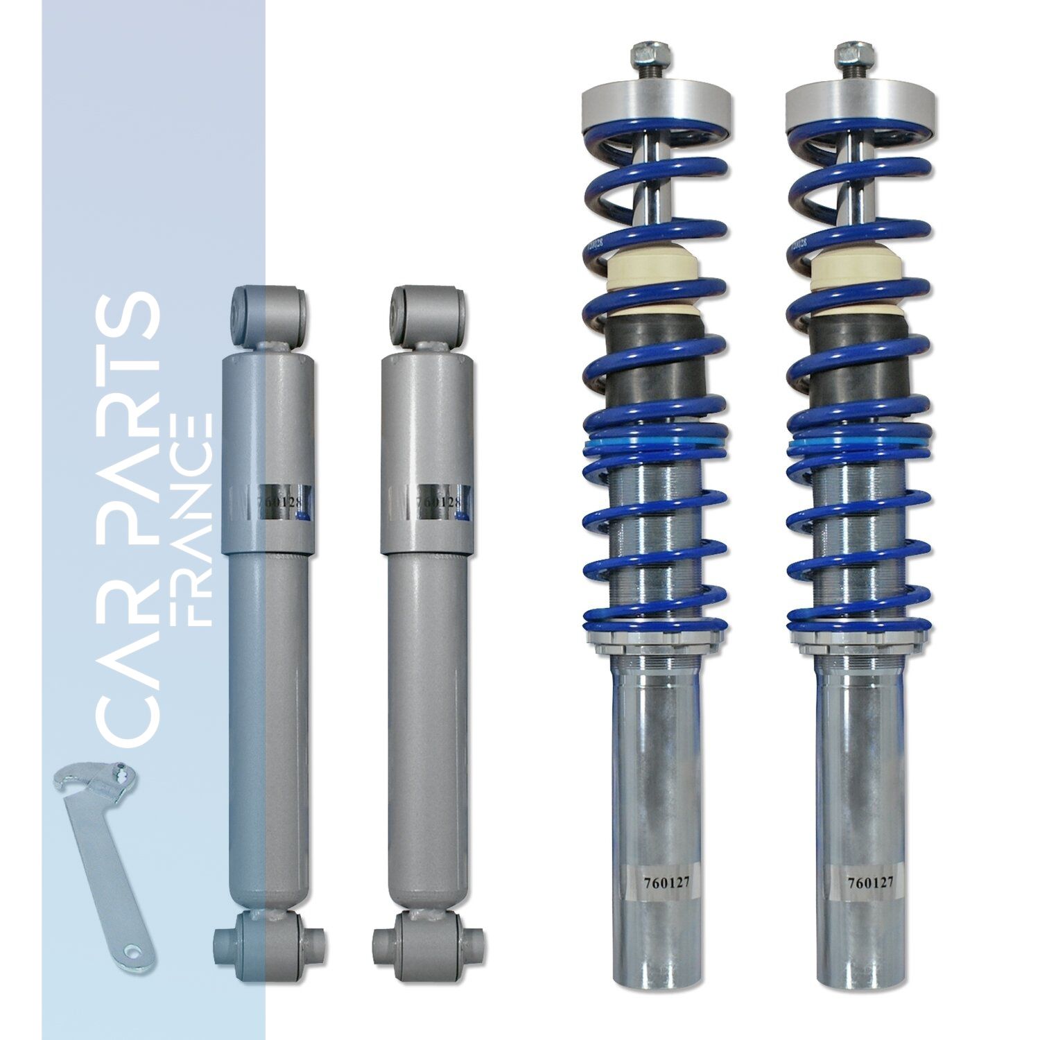Combinés filetés / Coilovers BlueLine pour Peugeot 206 1998 - 2009