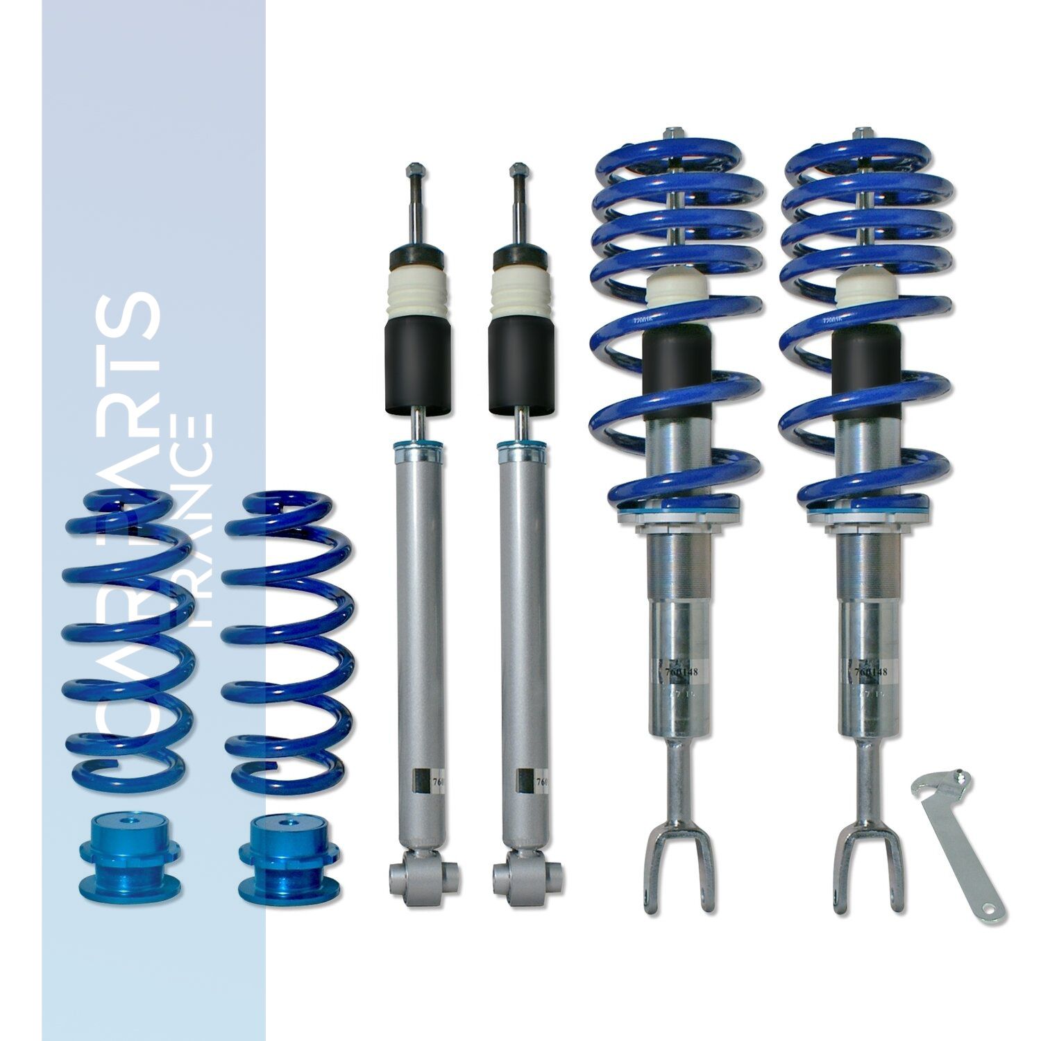 Combinés filetés / Coilovers BlueLine pour Audi A4 B6 / B7 Quattro 2000 - 2008