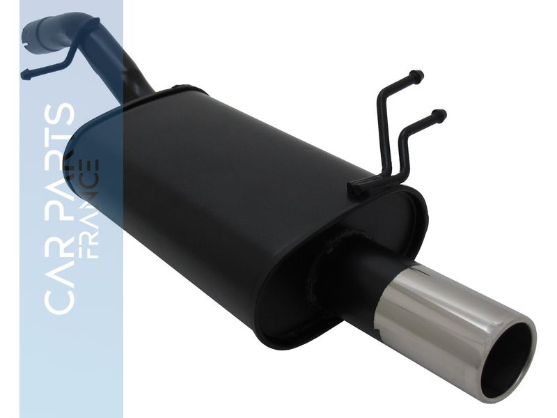 Silencieux / Pot d'échappement 1x76mm pour Ford Fiesta JH / JD 2001 - 2008