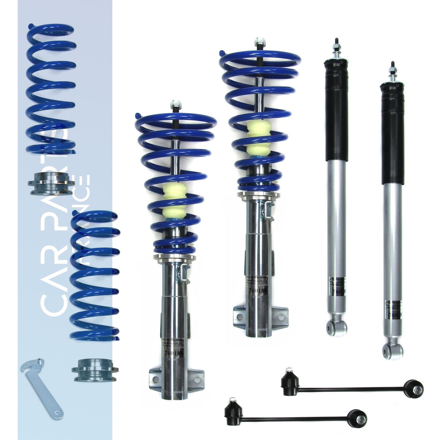 Combinés filetés / Coilovers BlueLine pour Mercedes  Classe C W203 2000 - 2007