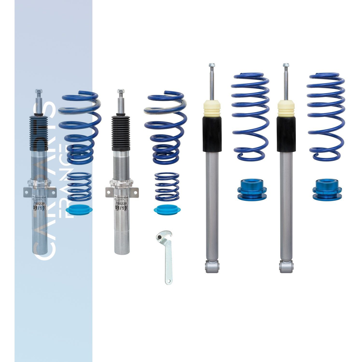 Combinés filetés / Coilovers BlueLine pour Volkswagen Polo 6 2G à partir de 2017