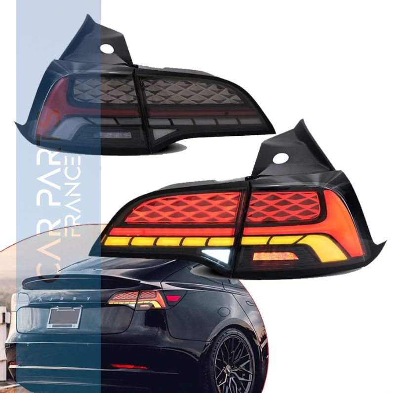 Feux arrière LED pour Tesla modèle 3/Y 2017-2023 avec Animation de démarrage