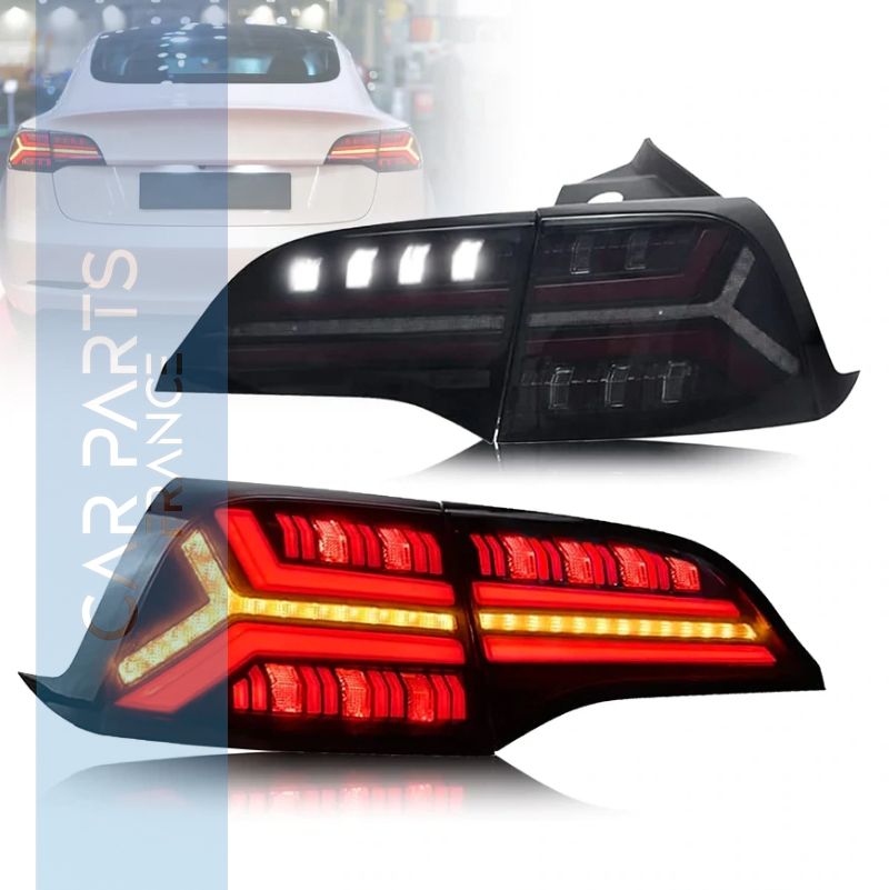Feux arrière Full LED pour Tesla modèle 3 modèle Y 2017-2021 avec animation de démarrage