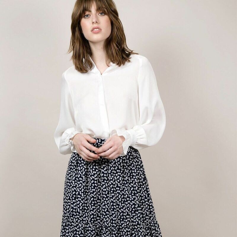 Camicetta in raso satinato