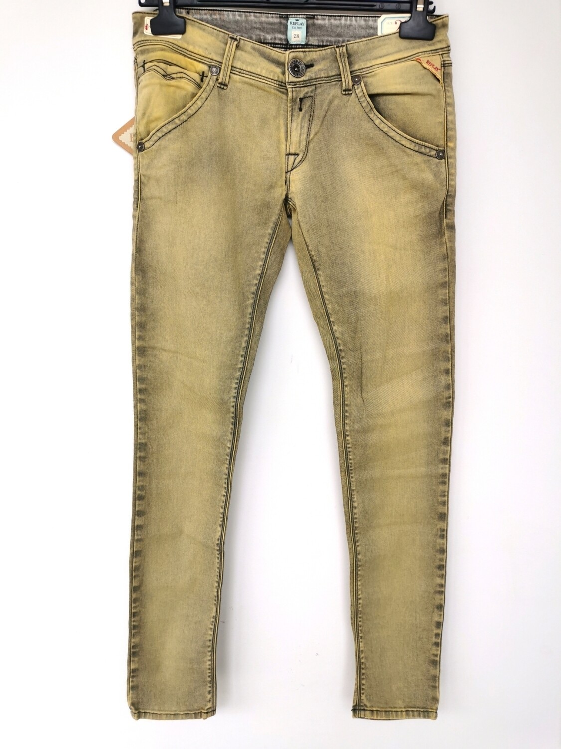 Jeans skinny in denim stretch colorato
