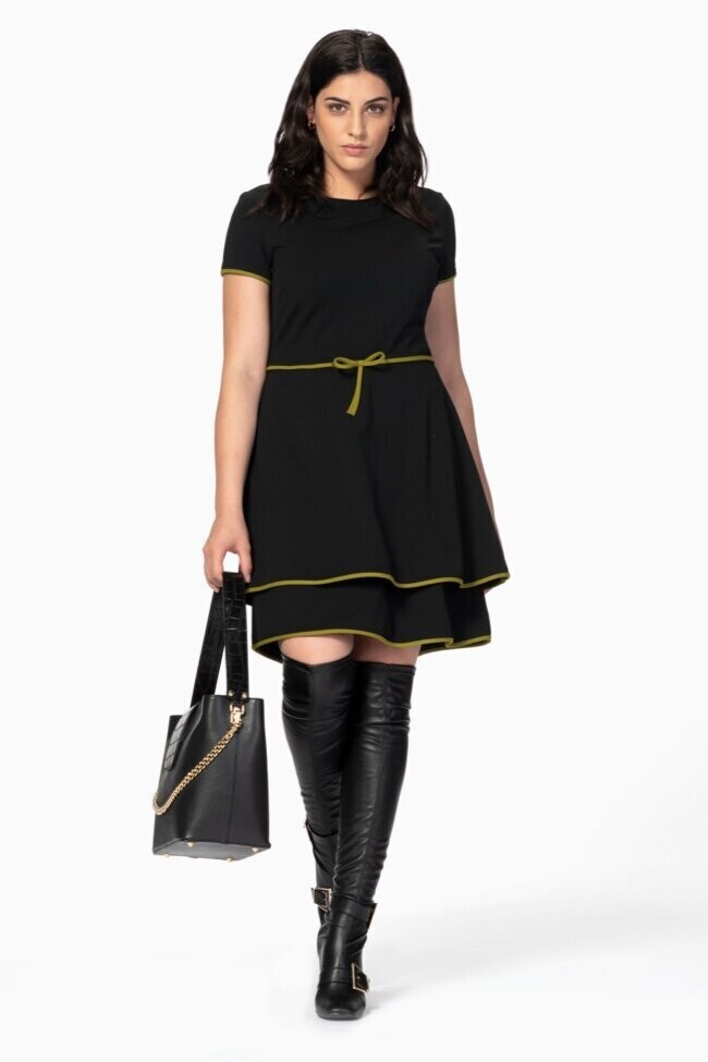 Vestito regular in tessuto stretch