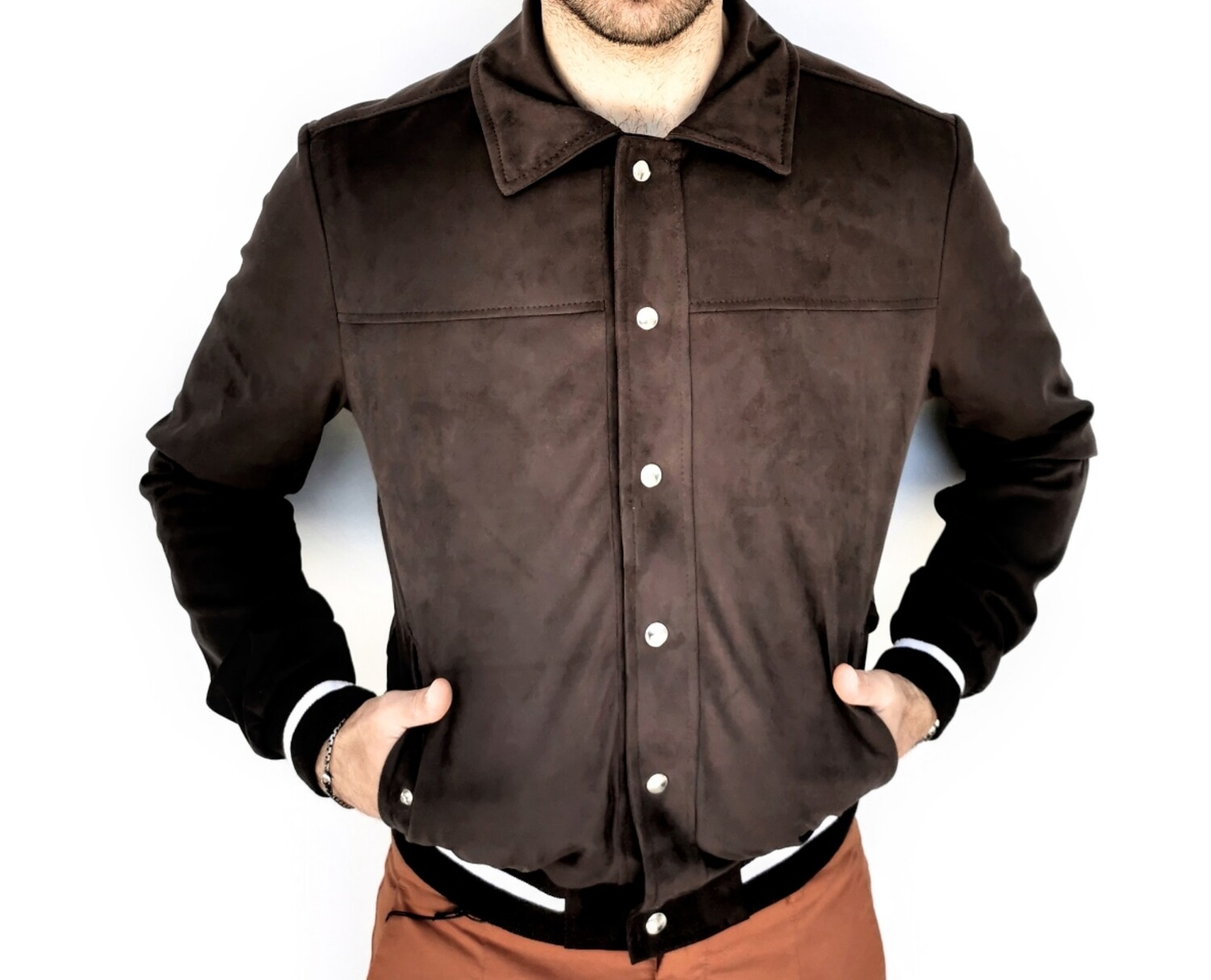 Giubbotto bomberino stile college