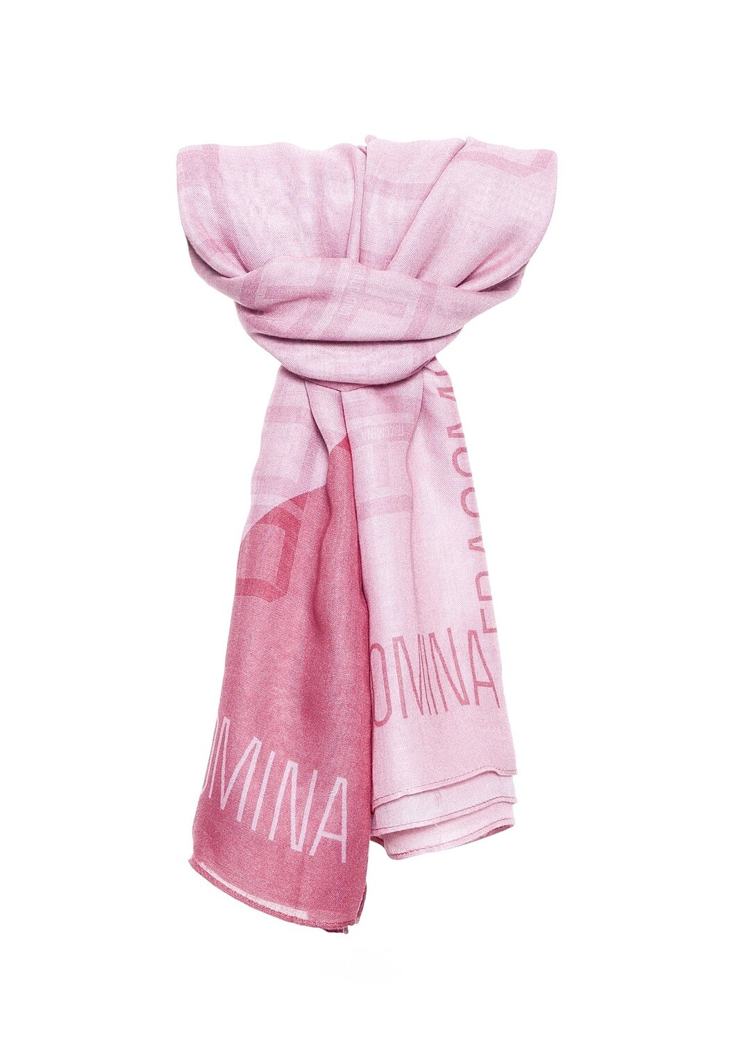 Foulard in morbida viscosa bicolor, COLOR: Corallo